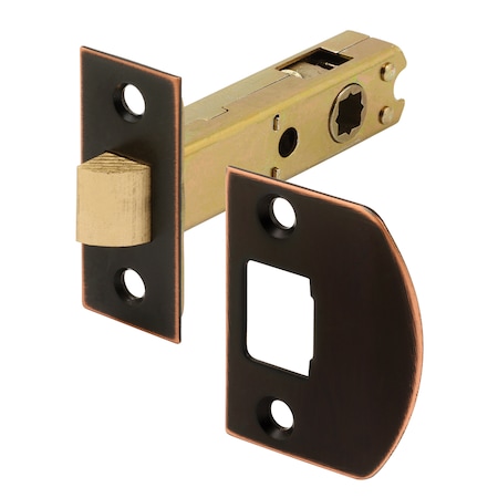 Prime-Line Passage Door Latch, 9/32 in. and 1/4 in. Square Drive, Classic Bronze E 2772